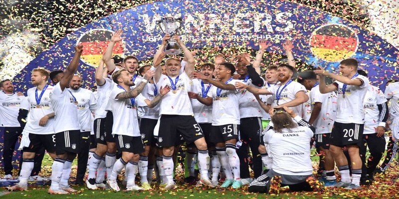 Đức là quốc gia đăng quang vô địch nhiều nhất
